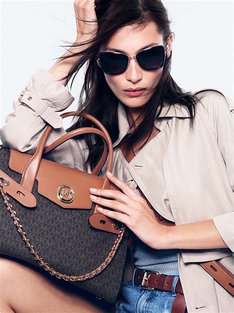 sac noisette michael kors look|Michael Kors leather tote.